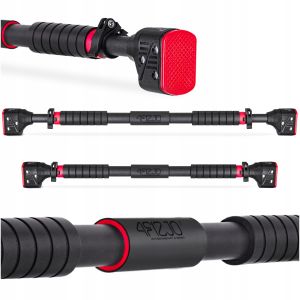 Професійний розсувний турнік 4FIZJO для дверного прорізу PRO 72-110 см Black/Red (P-5907739313263)