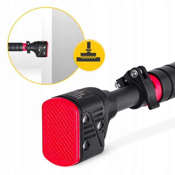 Професійний розсувний турнік 4FIZJO для дверного прорізу PRO 72-110 см Black/Red (P-5907739313263)