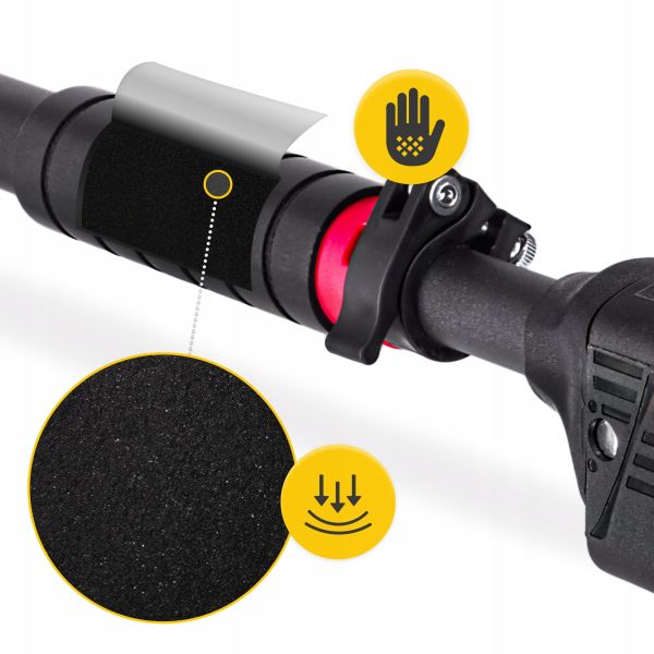 Професійний розсувний турнік 4FIZJO для дверного прорізу PRO 72-110 см Black/Red (P-5907739313263)