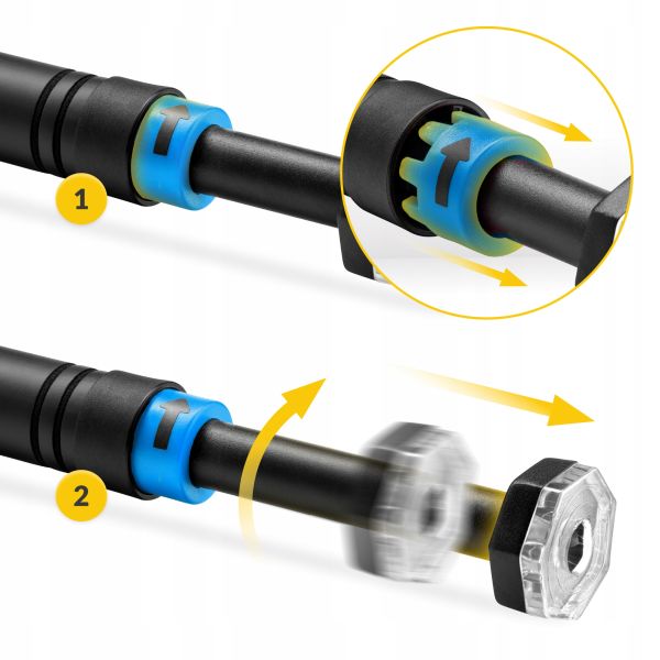 Професійний розсувний турнік 4FIZJO для дверного прорізу 66-100 см Black/Blue (P-5907739314758)
