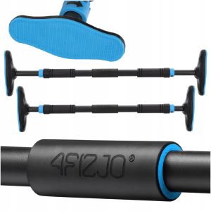 Професійний розсувний турнік 4FIZJO для дверного прорізу ULTRA 66-100 см Black/Blue (P-5905973400329)