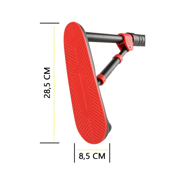 Домашній розсувний турнік в двері CORNIX Elite 105-140 см XR-0291 Black/Red