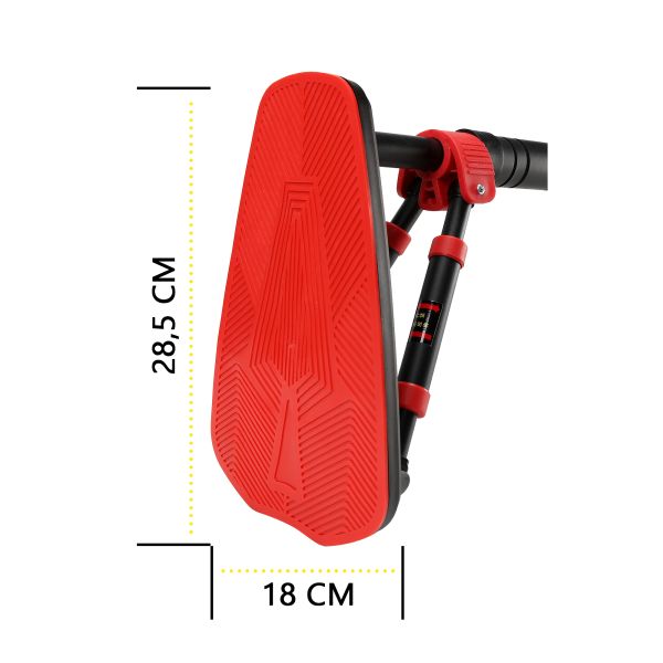 Домашній розсувний турнік в двері CORNIX Elite+ 85-120 см XR-0294 Black/Red