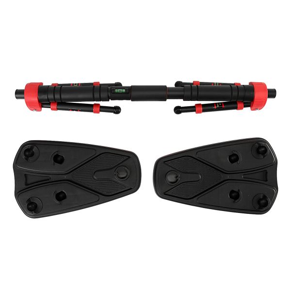 Домашній розсувний турнік в двері CORNIX Elite+ 85-120 см XR-0294 Black/Red