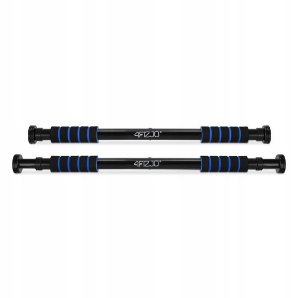 Професійний розсувний турнік 4FIZJO для дверного прорізу Basic 61.5-100 см Black/Blue (P-5905973402705)