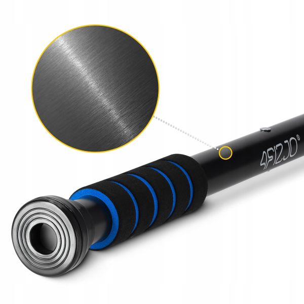 Професійний розсувний турнік 4FIZJO для дверного прорізу Basic 61.5-100 см Black/Blue (P-5905973402705)
